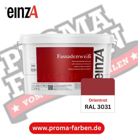 einzA Fassadenfarbe RAL 3031 Orientrot online bestellen bei ProMa Farben