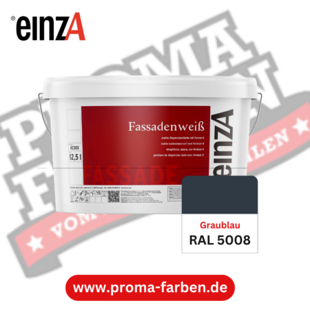 einzA Fassadenfarbe RAL 5008 Graublau online bestellen bei ProMa Farben