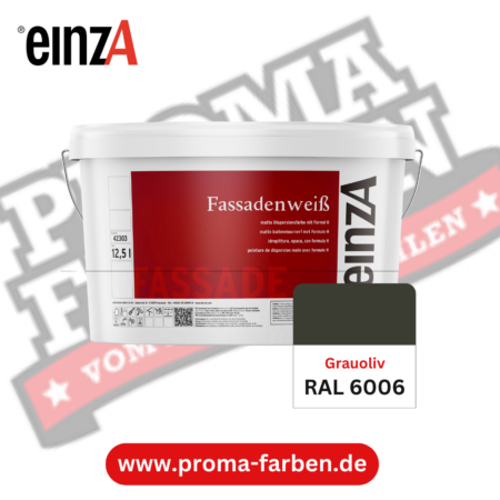 einzA Fassadenfarbe RAL 6006 Grauoliv online bestellen bei ProMa Farben