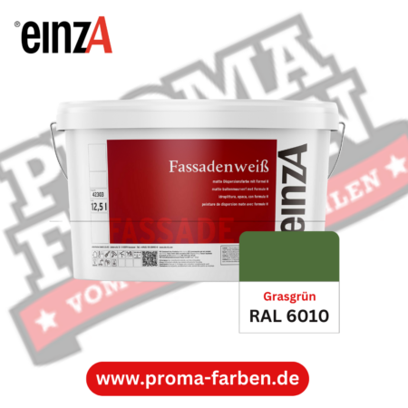 einzA Fassadenfarbe RAL 6010 Grasgrün online bestellen bei ProMa Farben