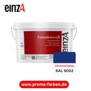einzA Fassadenfarbe RAL 5002 Ultramarinblau – Bild 2