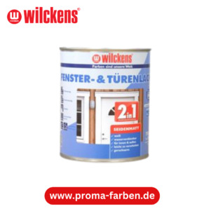 Wilckens 2in1 Fenster und Türenlack seidenmatt 375ml – Bild 2
