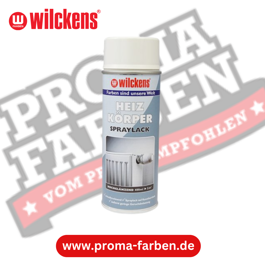 Wilckens Heizkörper Lackspray hochglänzend cremeweiß