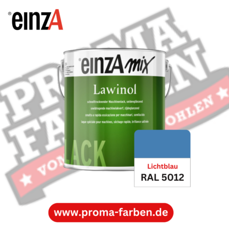EinzA mix Lawinol Maschinenlack RAL 5012 Lichtblau online bestellen bei ProMa Farben