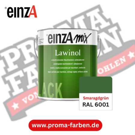 EinzA mix Lawinol Maschinenlack RAL 6001 Smaragdgrün online bestellen bei ProMa Farben
