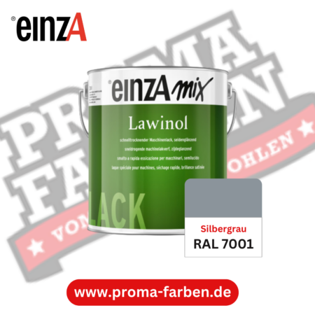 EinzA mix Lawinol Maschinenlack RAL 7001 Silbergrau online bestellen bei ProMa Farben