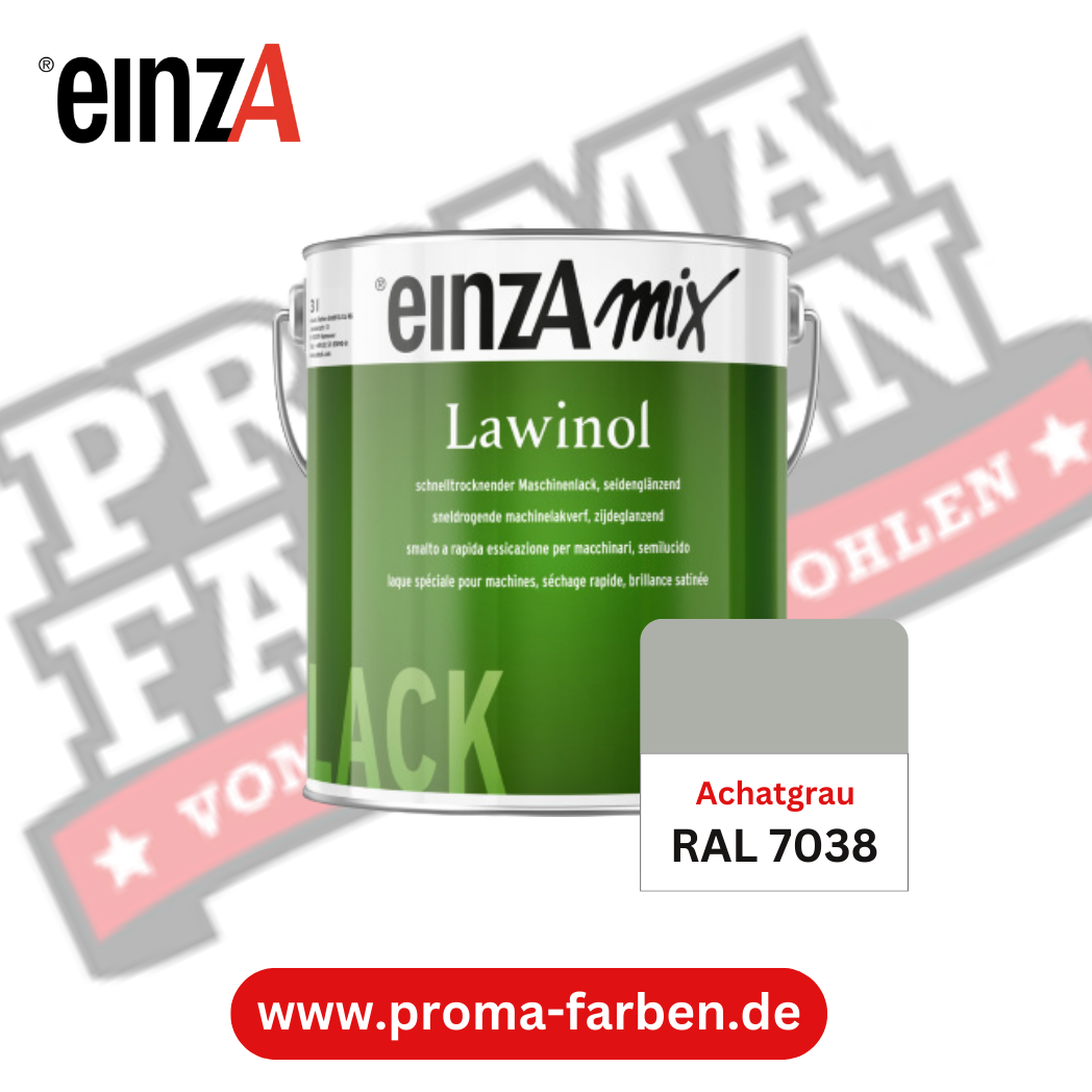 EinzA mix Lawinol Maschinenlack RAL 7038 Achatgrau