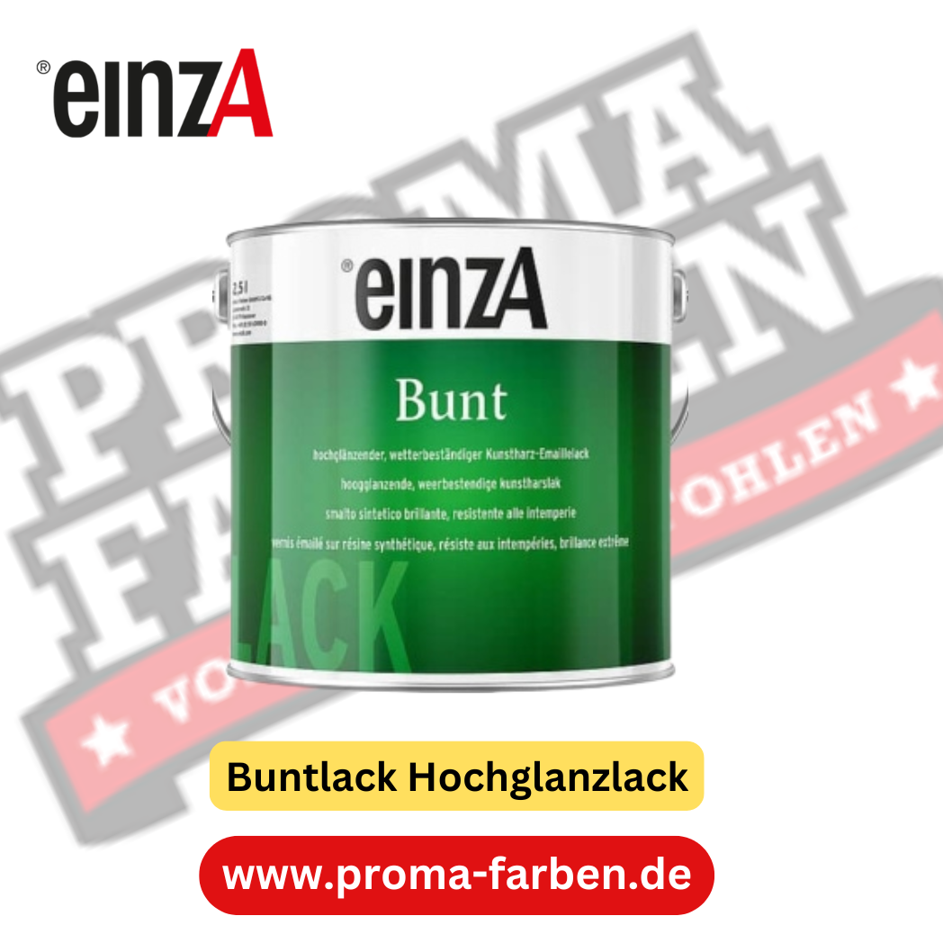 einzA Bunt Hochglanzlack 2.5l weiß