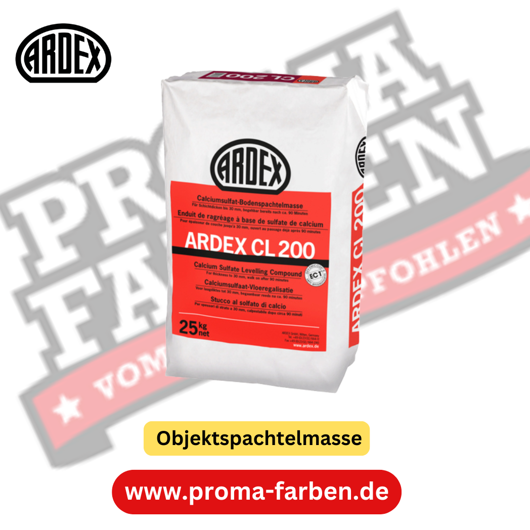 Ardex CL 200 Calciumsulfat Objektspachtelmasse