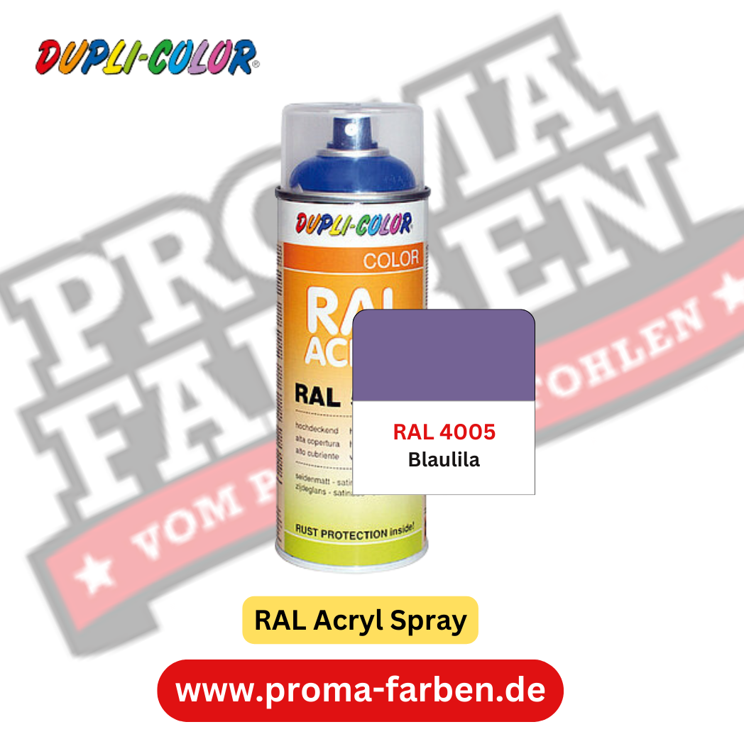 Dupli-Color RAL Acryl Spray RAL 4005 Blaulila Dupli-Color RAL Acryl Spray RAL 4005 Blaulila