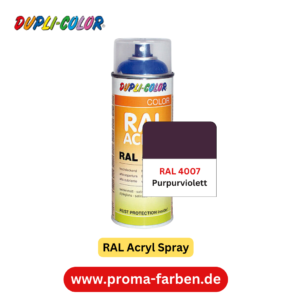 Dupli-Color RAL Acryl Spray RAL 4007 Purpurviolett – Bild 2