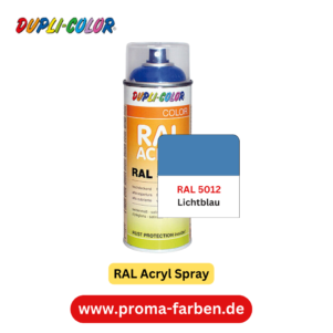 Dupli-Color RAL Acryl Spray RAL 5012 Lichtblau – Bild 2