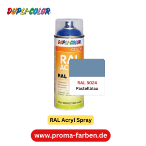 Dupli-Color RAL Acryl Spray RAL 5024 Pastellblau – Bild 2