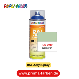 Dupli-Color RAL Acryl Spray RAL 6019 Weißgrün – Bild 2