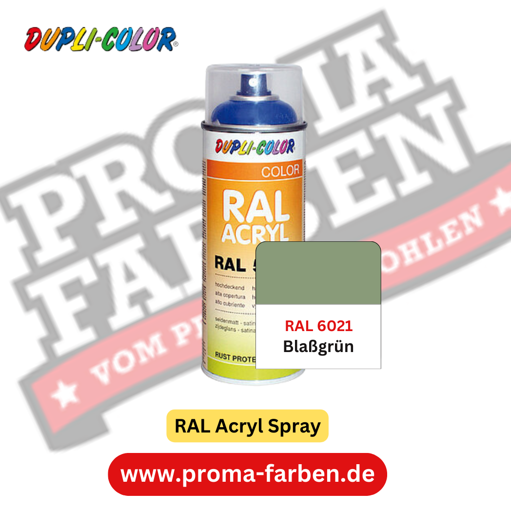 Dupli-Color RAL Acryl Spray RAL 6021 Blaßgrün Dupli-Color RAL Acryl Spray RAL 6021 Blaßgrün