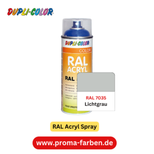 Dupli-Color RAL Acryl Spray RAL 7035 Lichtgrau glänzend – Bild 2