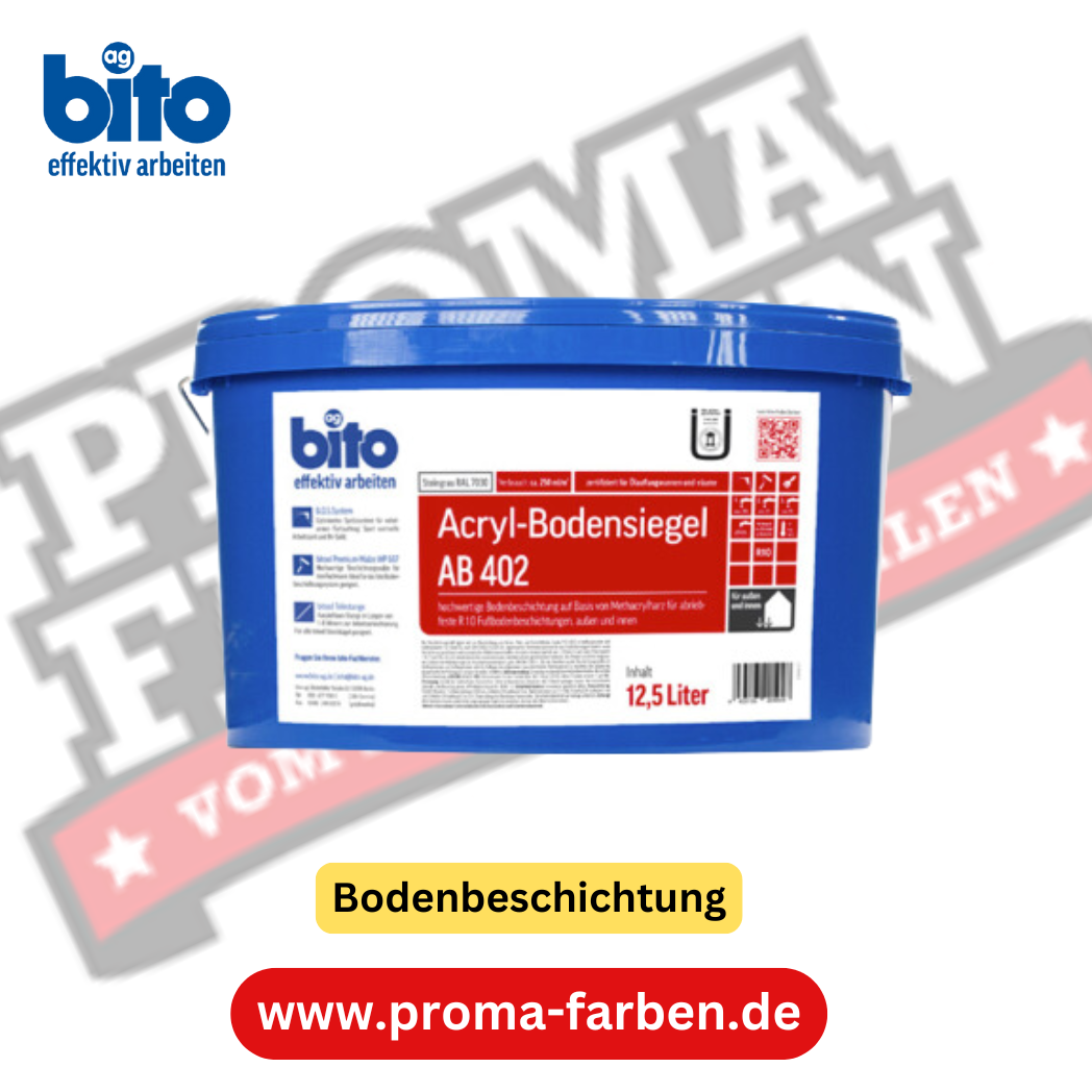 bito Acryl Bodensiegel hellgrau AB 402 12,5L