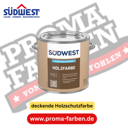 Südwest AquaVision Holzfarbe 10l weiß online bestellen bei Proma Farben