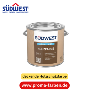 Südwest AquaVision Holzfarbe 375ml weiß – Bild 2