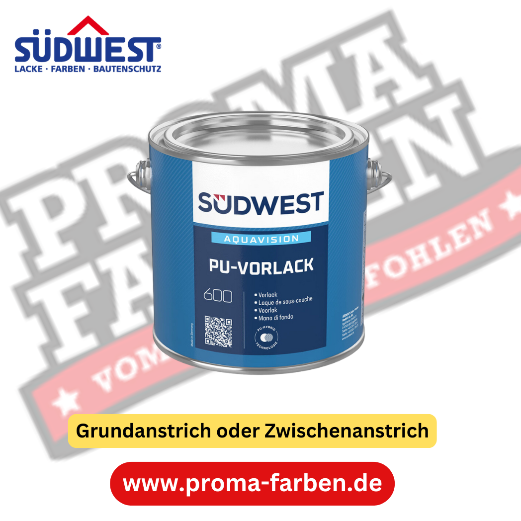 Südwest AquaVision PU-Vorlack 2.5l Südwest AquaVision PU-Vorlack 2.5l