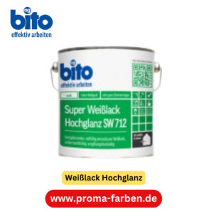 bito Super Weißlack Hochglanz SW 712 – Bild 2