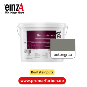 einzA Buntsteinputz betongrau – Bild 2