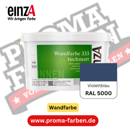 einzA Wandfarbe 333 RAL 5000 Violettblau online bestellen bei ProMa Farben
