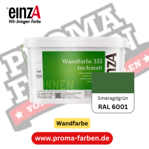 einzA Wandfarbe 333 RAL 6001 Smaragdgrün online bestellen bei ProMa Farben