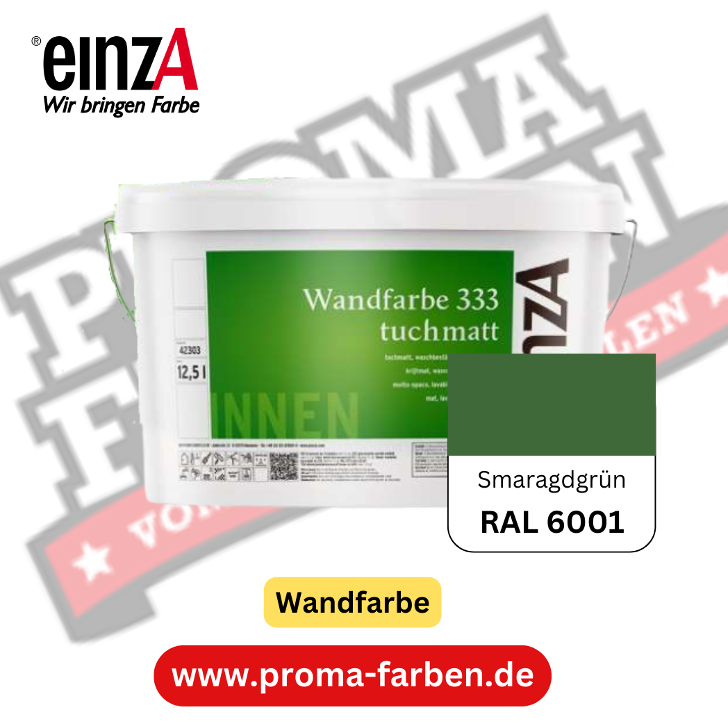 einzA Wandfarbe 333 RAL 6001 Smaragdgrün einzA Wandfarbe 333 RAL 6001 Smaragdgrün