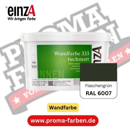 einzA Wandfarbe 333 RAL 6007 Flaschengrün online bestellen bei ProMa Farben