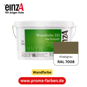 einzA Wandfarbe 333 RAL 7008 Khakigrau – Bild 4