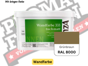einzA Wandfarbe 333 RAL 8000 Grünbraun online bestellen bei ProMa Farben