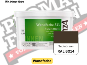 einzA Wandfarbe 333 RAL 8014 Sepiabraun online bestellen bei ProMa Farben