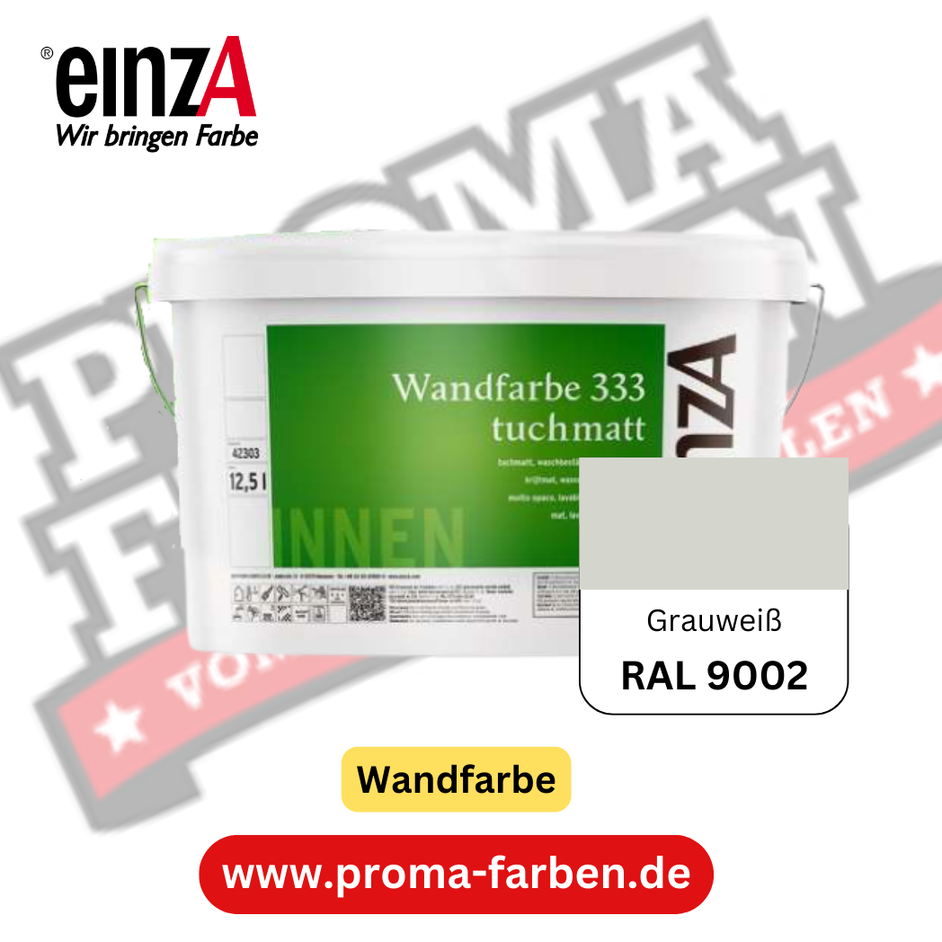 einzA Wandfarbe 333 RAL 9002 Grauweiß