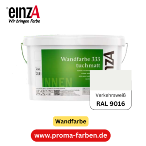 einzA Wandfarbe 333 RAL 9016 Verkehrsweiß – Bild 4